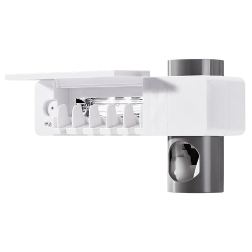 Esterilizador UV Automático Cepillos de Dientes - Dispensador Pasta 3 en 1 Antibacterias