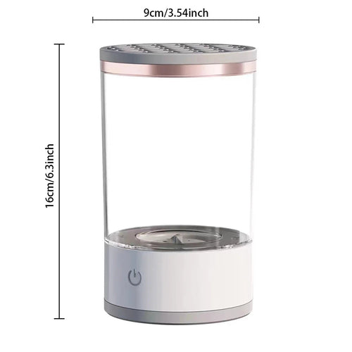 Limpiador eléctrico automático para brochas de maquillaje recargable (limpieza fácil)