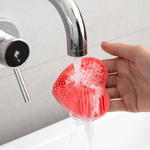 Limpiador de brochas de maquillaje Heart InnovaGoods