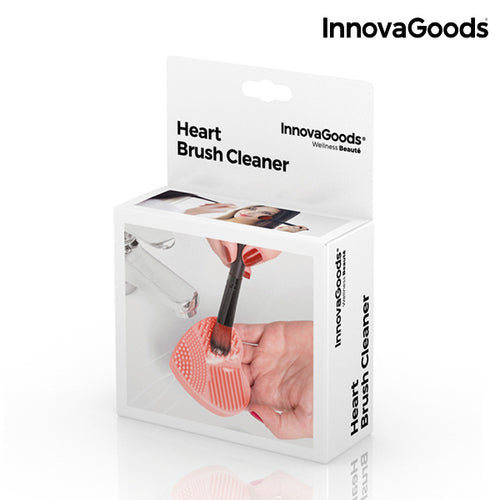 Limpiador de brochas de maquillaje Heart InnovaGoods