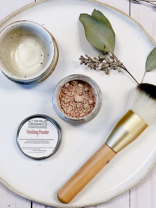 Polvo Fijador Maquillaje Orgánico Translúcido - Acabado Mate Natural Sin Brillos Todo el Día