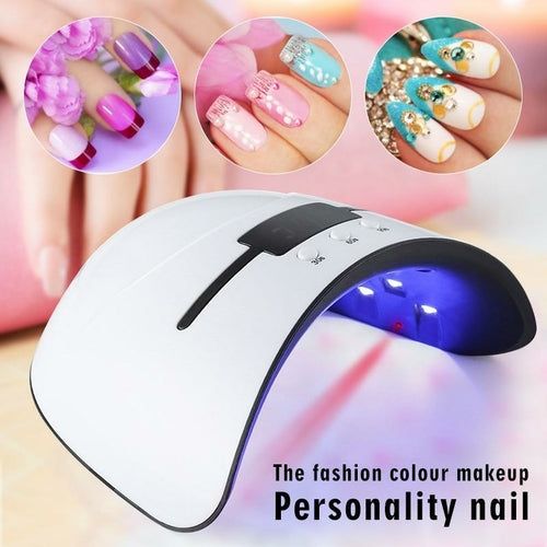 Lámpara UV LED Secado Uñas 36W - Sensor Automático Manicura Gel Semipermanente